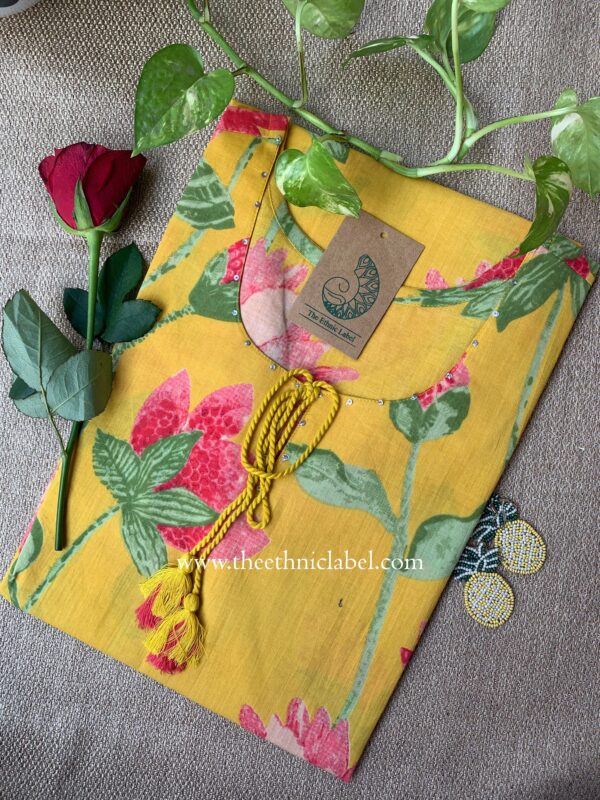 "Vasanta" Tassel Cotton kurta