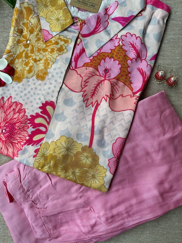 "Rang" Muslin Co-Ord Set(2pc) - Image 2