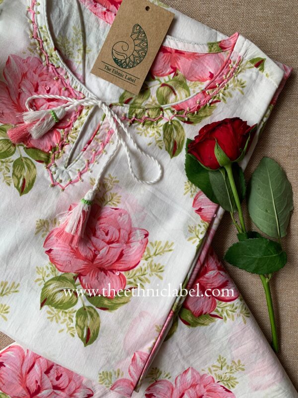 "Sawariya" Cotton Kurta Set(2pc) - Image 5