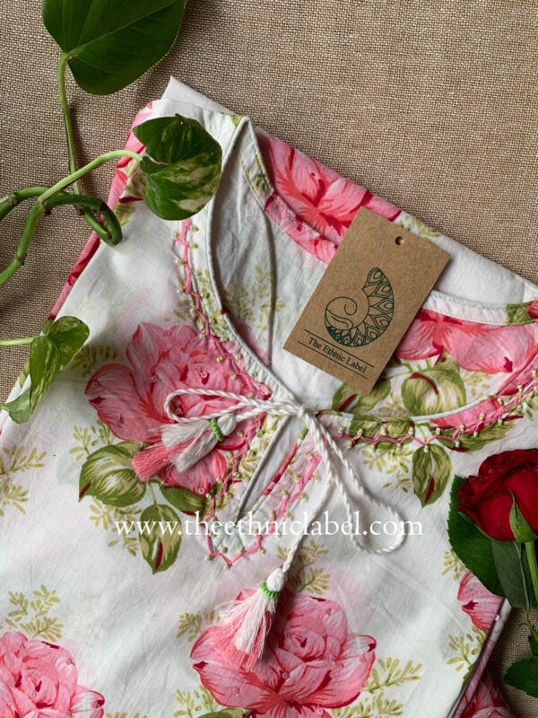 "Sawariya" Cotton Kurta Set(2pc) - Image 4