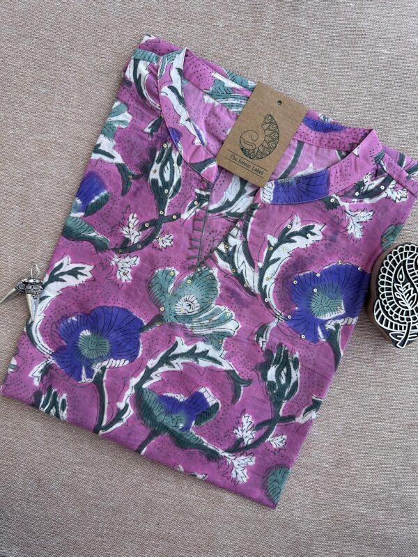 Short Kurti "Tamanna" Bagru Cotton