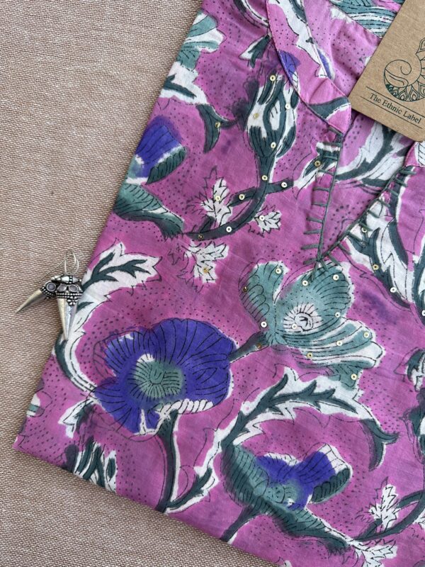 Short Kurti "Tamanna" Bagru Cotton - Image 2