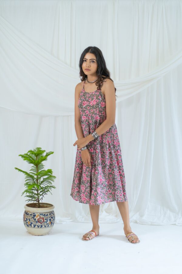 Pink & Olive 'Glamourous' Cotton Dress - Image 2