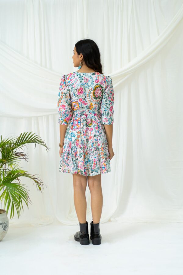 White "Peppy" Floral dress - Image 6