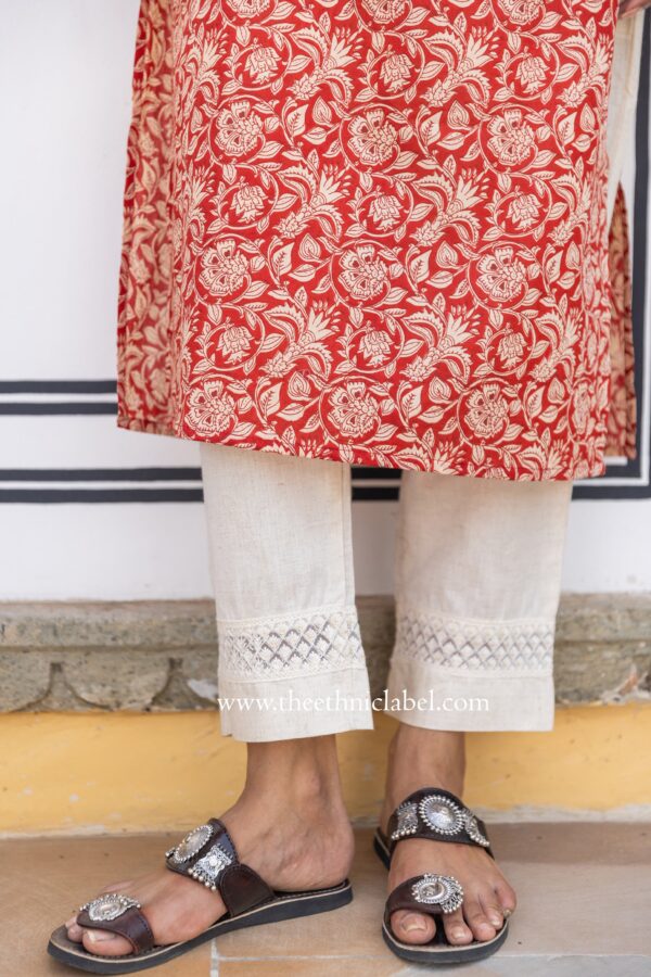 "Sanskriti" Bagru Cotton kurta - Image 3