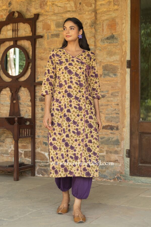 "Aditi" Hand Block Printed Cotton Kurta - Image 4