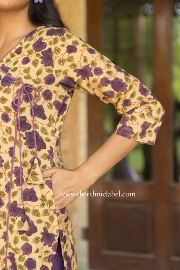 "Aditi" Hand Block Printed Cotton Kurta - Image 5