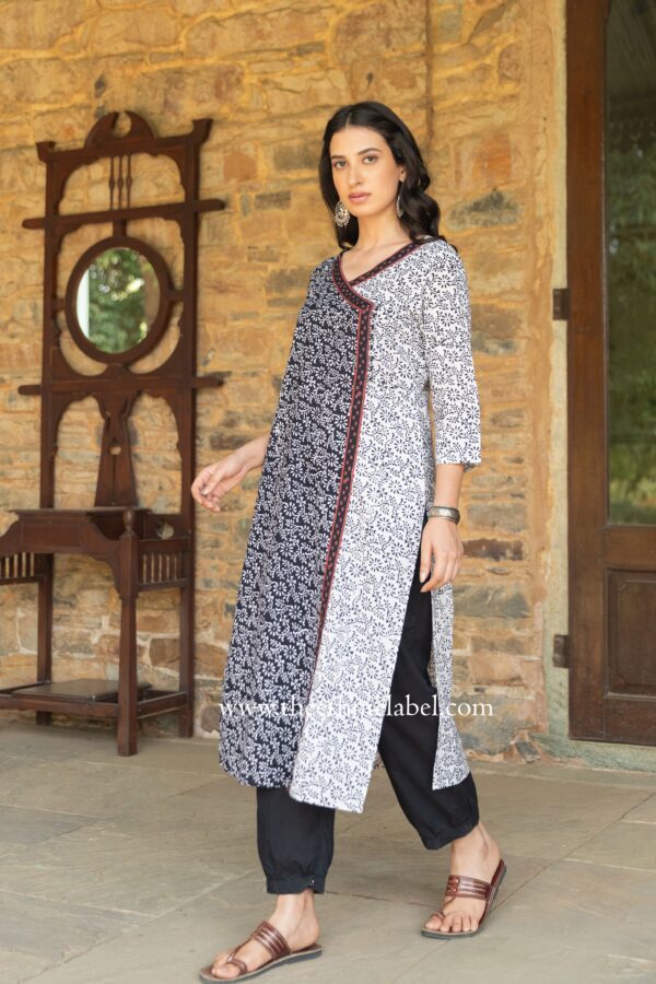 "Aaheli" Hand Block Printed Cotton kurta - Image 3