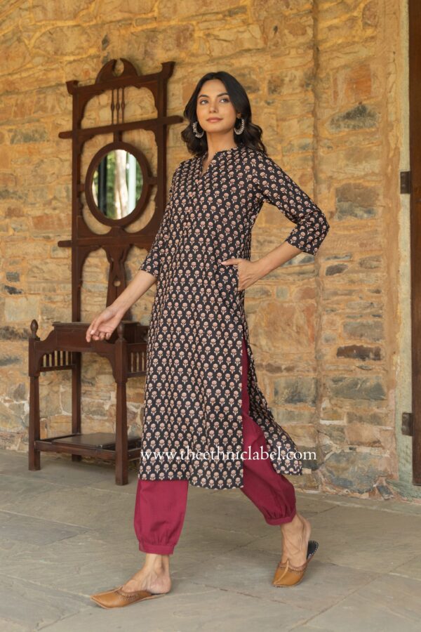 "Siddhi" Collared Cotton kurta - Image 5