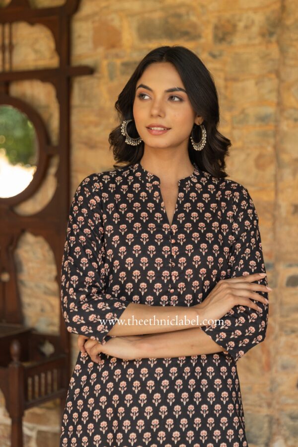 "Siddhi" Collared Cotton kurta - Image 7