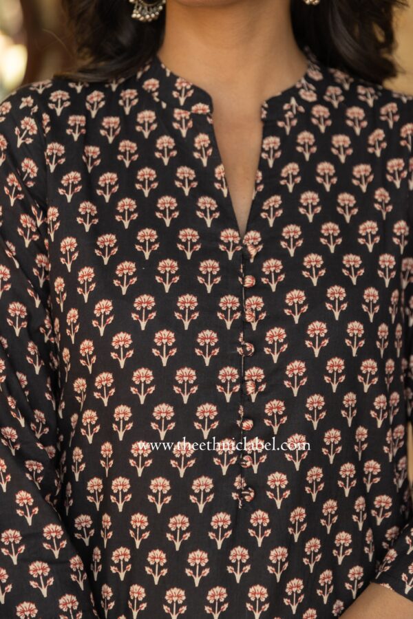 "Siddhi" Collared Cotton kurta - Image 6