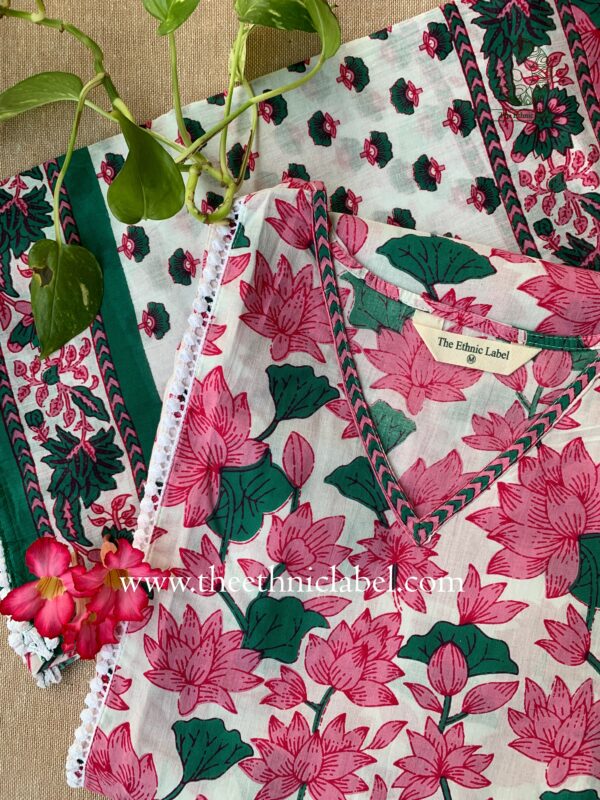 "Tuhina" Cotton Suit Set (3pc) - Image 6