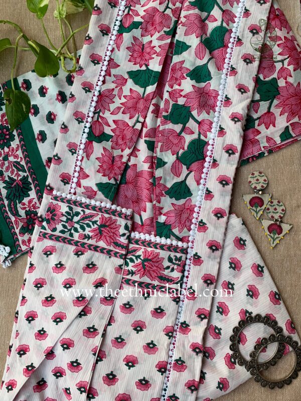 "Tuhina" Cotton Suit Set (3pc) - Image 8
