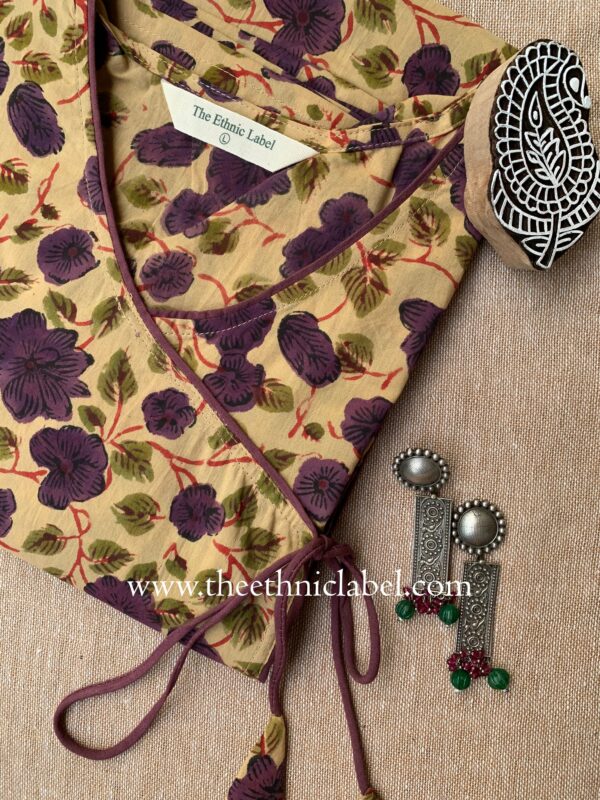 "Aditi" Hand Block Printed Cotton Kurta - Image 2