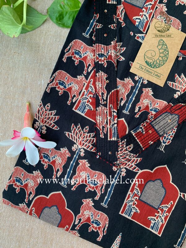 "Anjum" Jhanrokha Cotton Kurta - Image 2