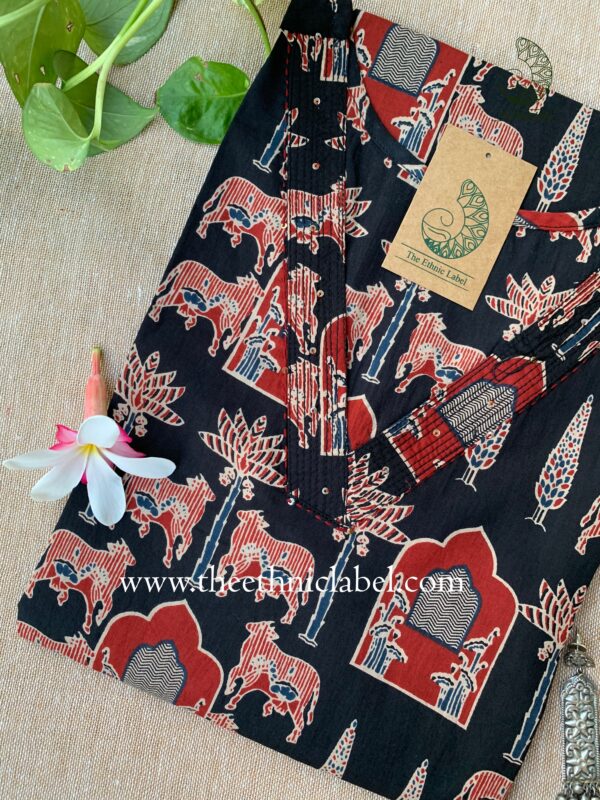 "Anjum" Jhanrokha Cotton Kurta - Image 4