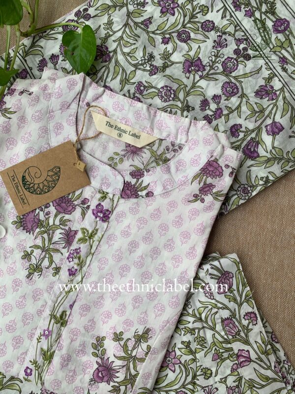 "Tasneem" Cotton Suit Set (3pc) - Image 6